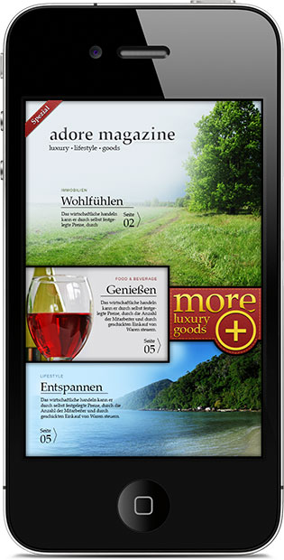 Adore Magazine Mobile App